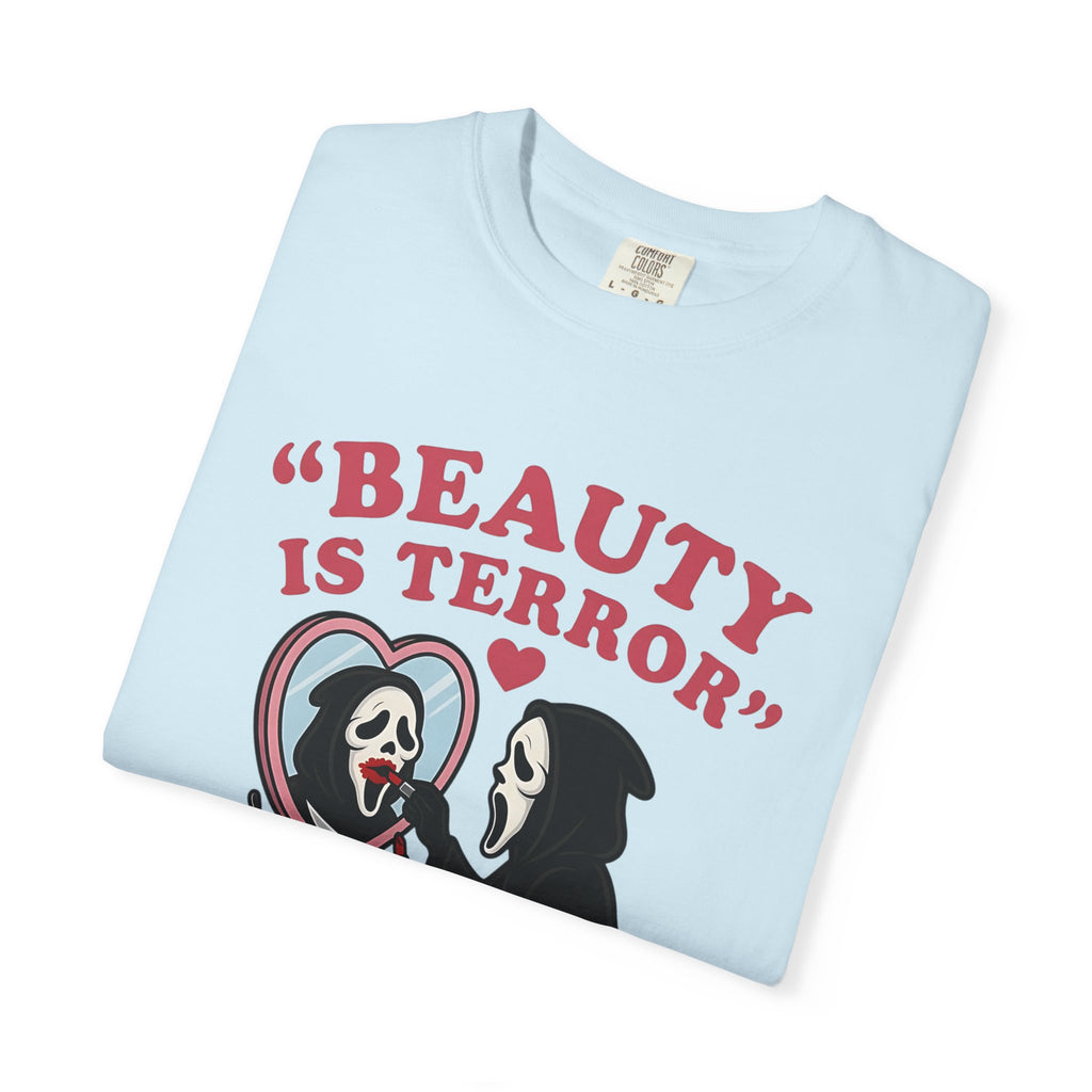 Beauty Is Terror T-Shirt — Grim Reaper Vanity Graphic Tee