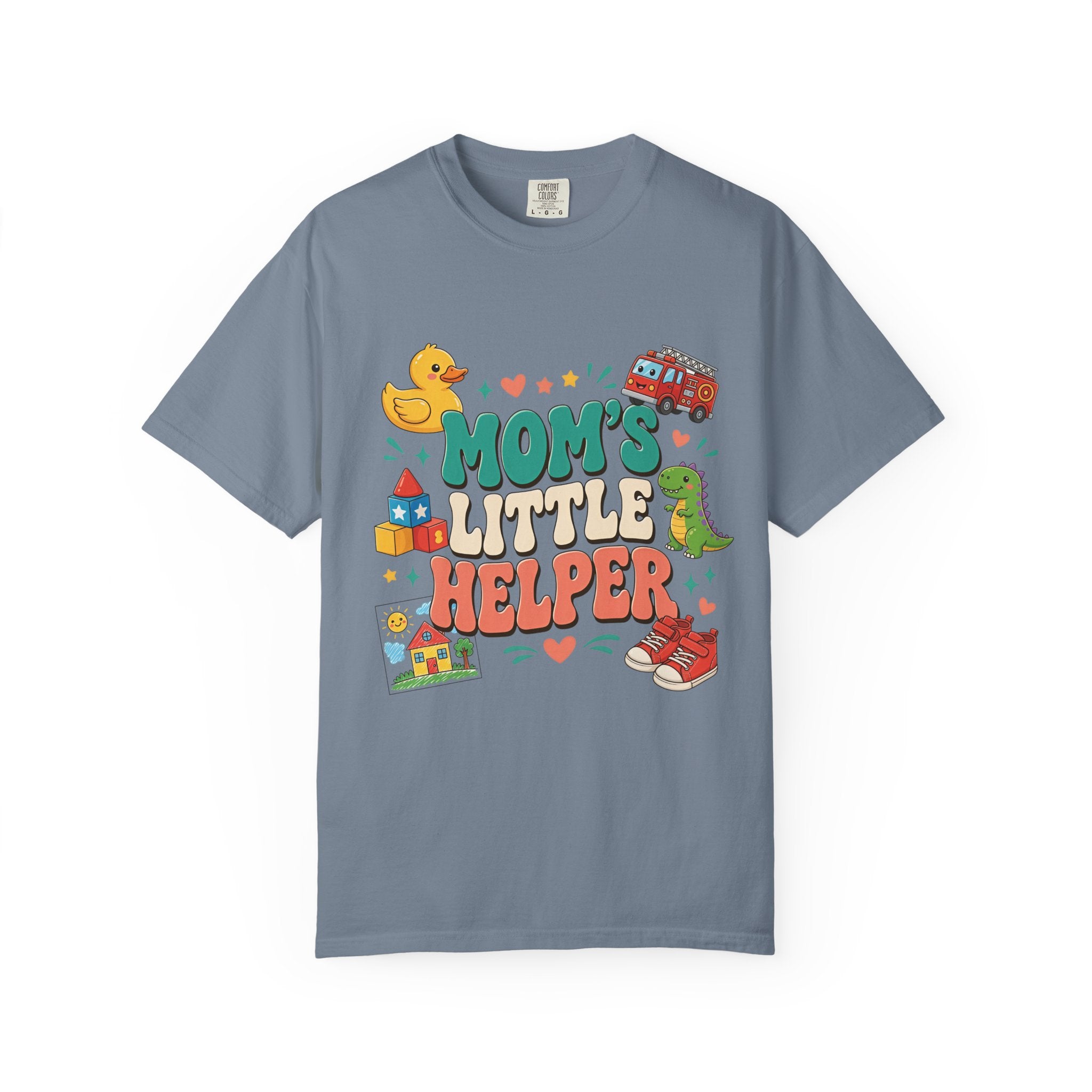 Mom's Little Helper Kids T‑Shirt — Cute Playtime Graphic Tee