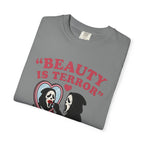 Beauty Is Terror T-Shirt — Grim Reaper Vanity Graphic Tee