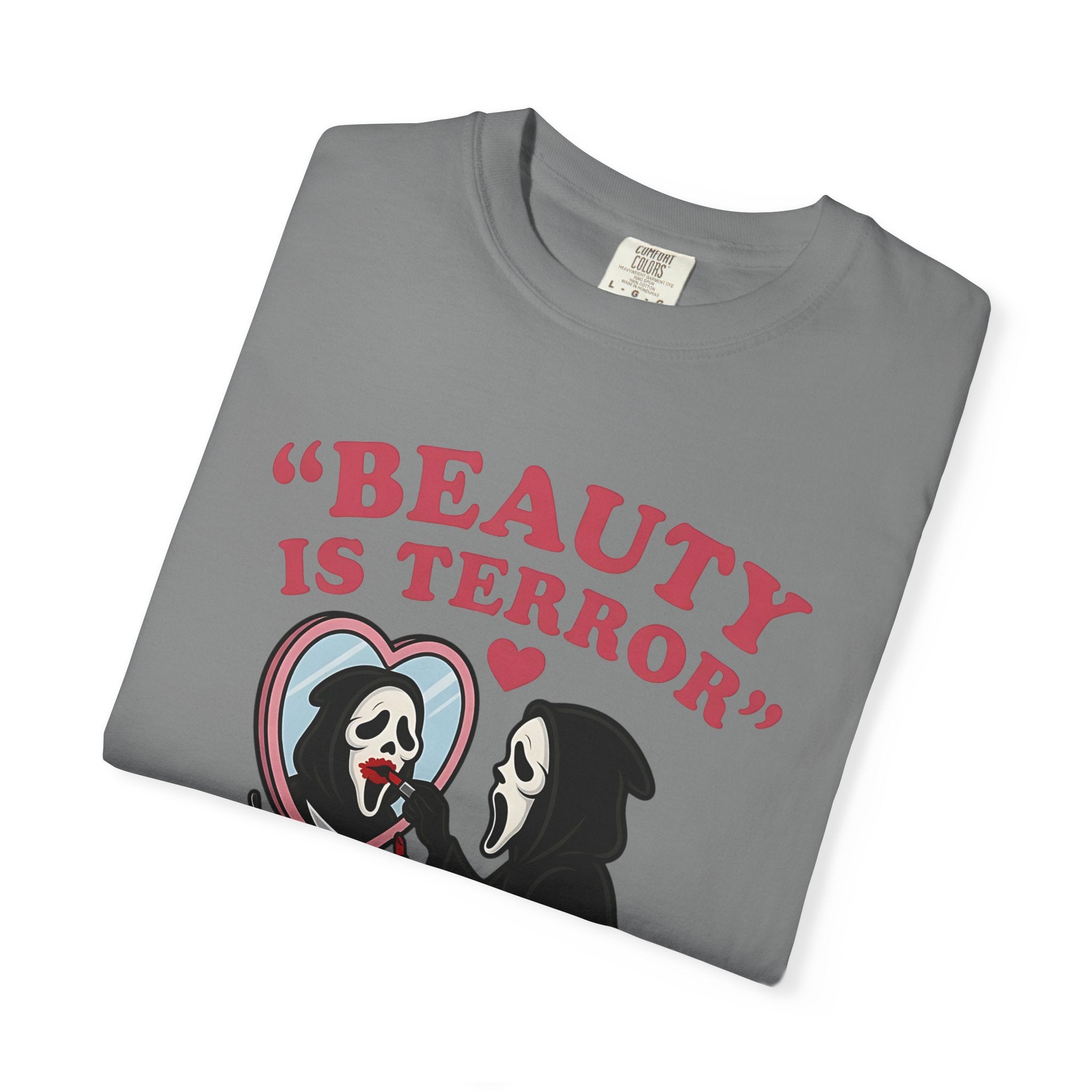 Beauty Is Terror T-Shirt — Grim Reaper Vanity Graphic Tee