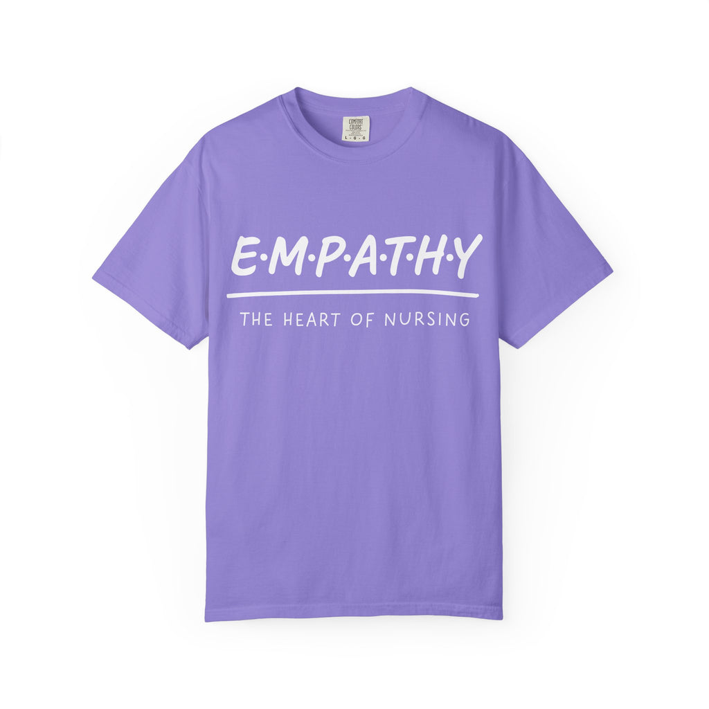 Empathy Graphic T-Shirt — Soft Neutral Garment-Dyed Tee with 'EMPATHY' Print