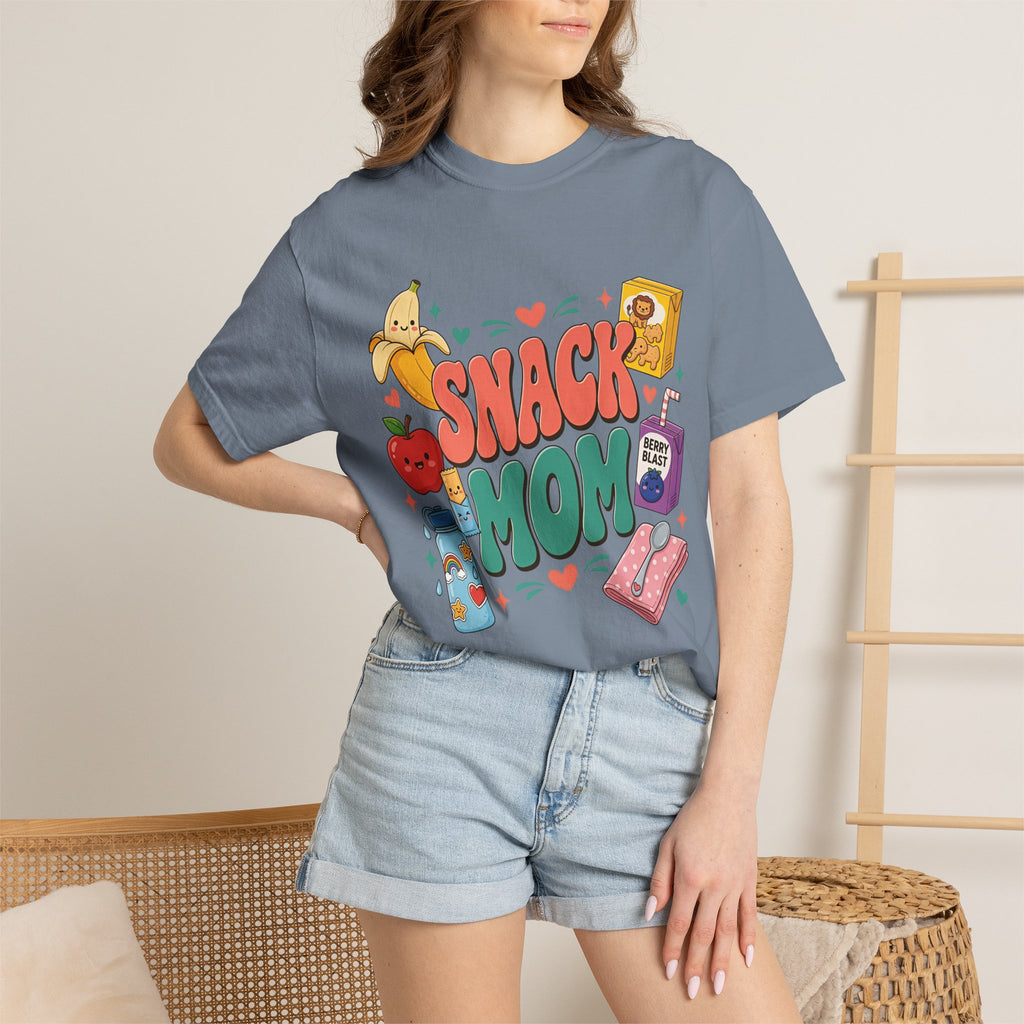 Snack Mom T-Shirt — Cute Kawaii Snacks Graphic Tee for Moms