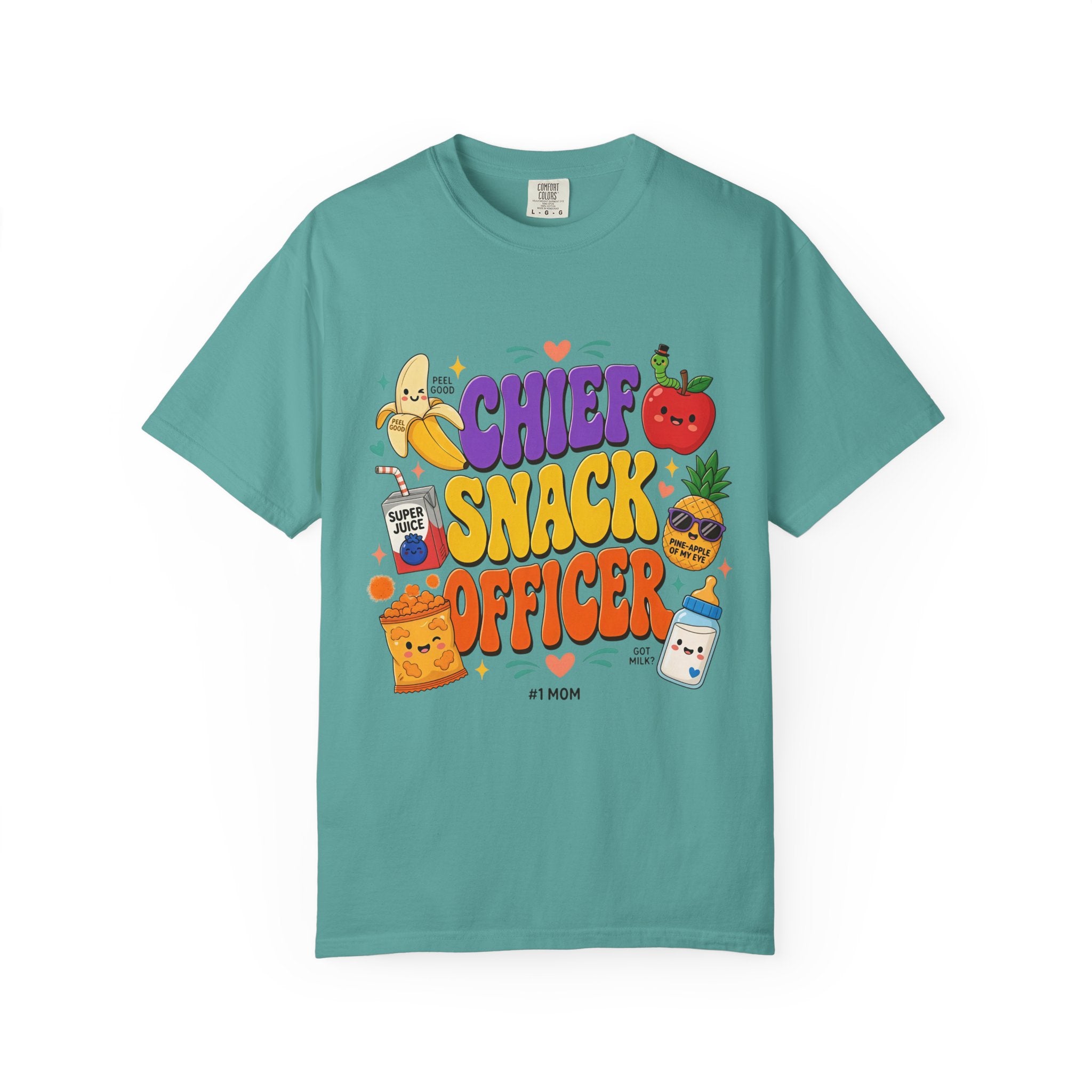 Chief Snack Officer T-Shirt — Cute Foodie Graphic Tee for Kids & Parents