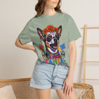 Day of the Dead Chihuahua T-Shirt — "Canta Con El Alma" Colorful Sugar Skull Tee