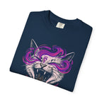 Purple Haze Cat T-Shirt — Vintage Psychedelic Yawning Cat "Purple Haze" Tee