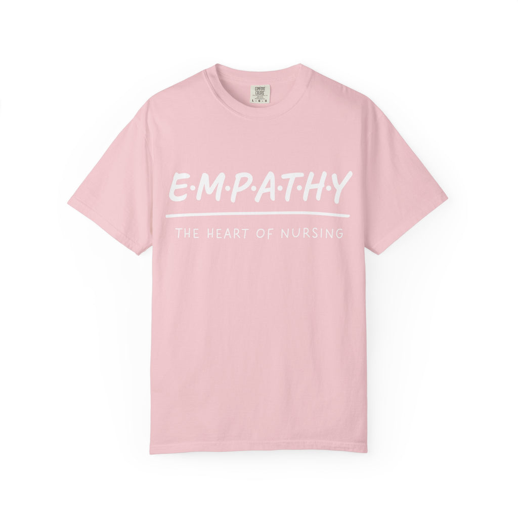 Empathy Graphic T-Shirt — Soft Neutral Garment-Dyed Tee with 'EMPATHY' Print