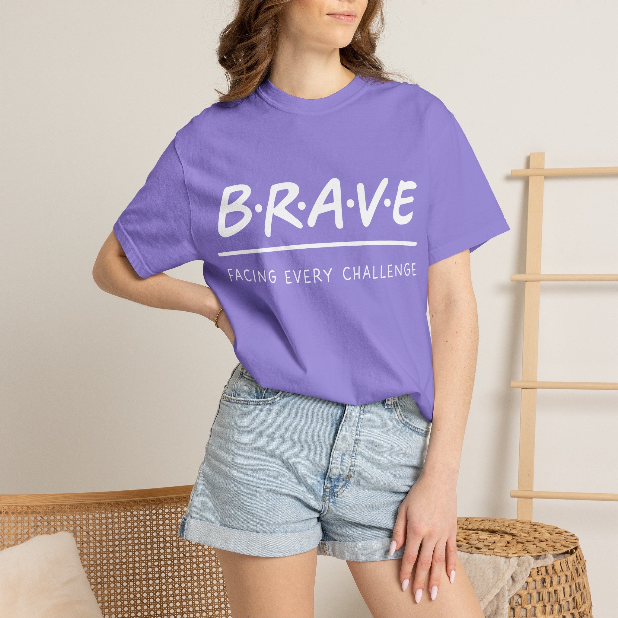 Classic White Garment-Dyed T-Shirt — Soft Vintage Style Tee
