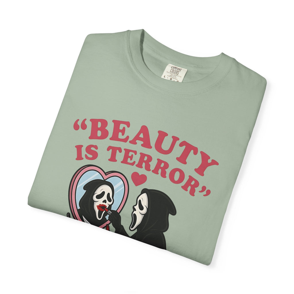 Beauty Is Terror T-Shirt — Grim Reaper Vanity Graphic Tee