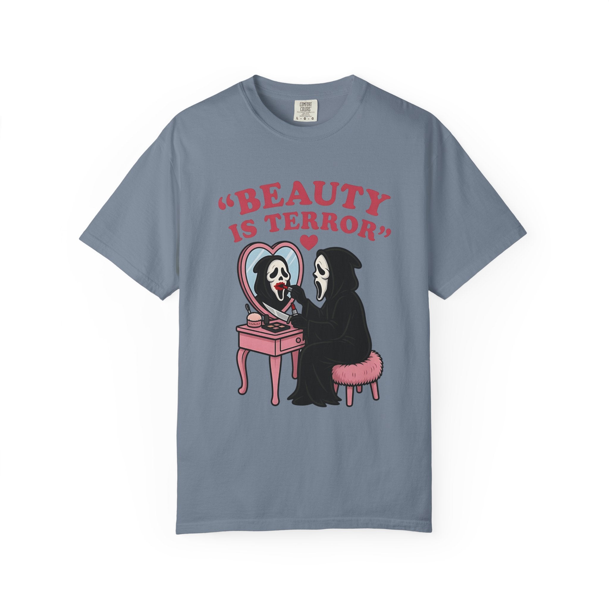 Beauty Is Terror T-Shirt — Grim Reaper Vanity Graphic Tee