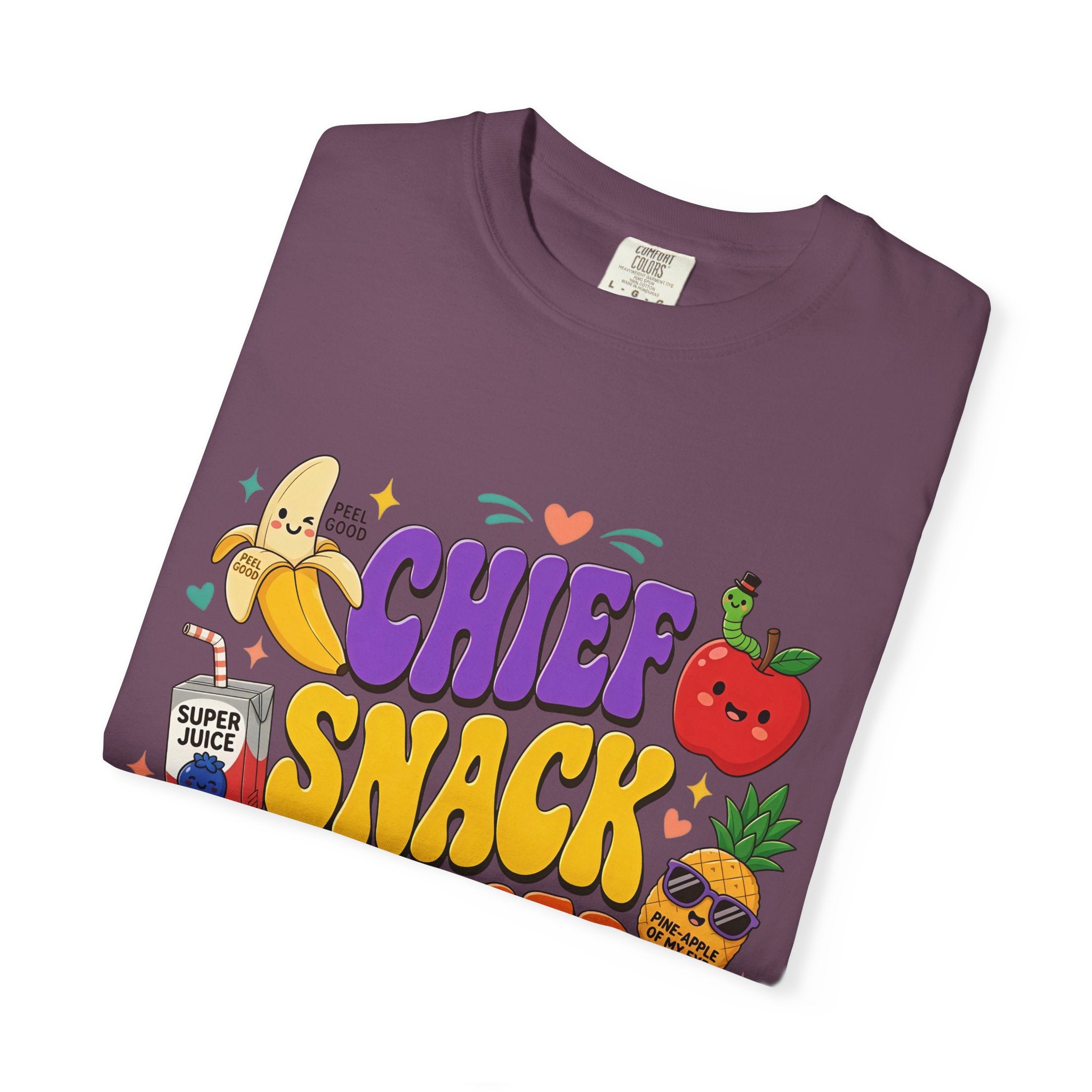 Chief Snack Officer T-Shirt — Cute Foodie Graphic Tee for Kids & Parents