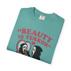 Beauty Is Terror T-Shirt — Grim Reaper Vanity Graphic Tee