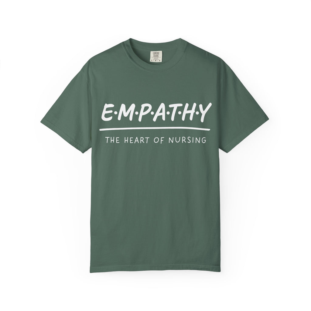 Empathy Graphic T-Shirt — Soft Neutral Garment-Dyed Tee with 'EMPATHY' Print