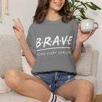 Classic White Garment-Dyed T-Shirt — Soft Vintage Style Tee