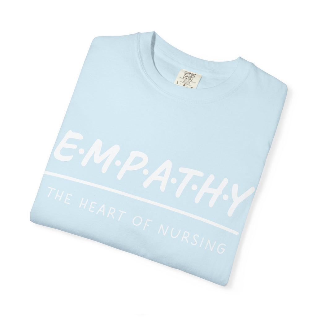 Empathy Graphic T-Shirt — Soft Neutral Garment-Dyed Tee with 'EMPATHY' Print