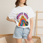 Groovy Vibes Retro Sun Rainbow T-Shirt
