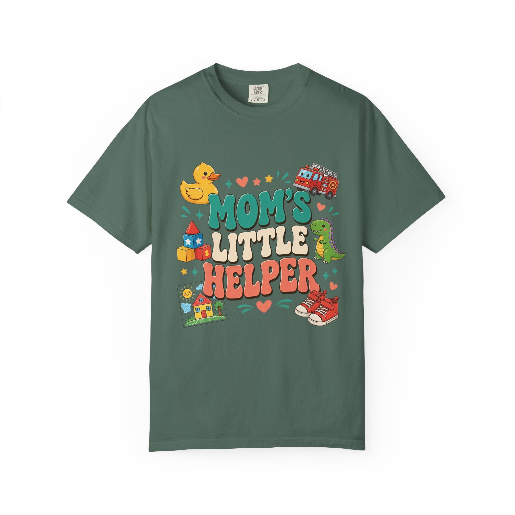 Mom's Little Helper Kids T‑Shirt — Cute Playtime Graphic Tee