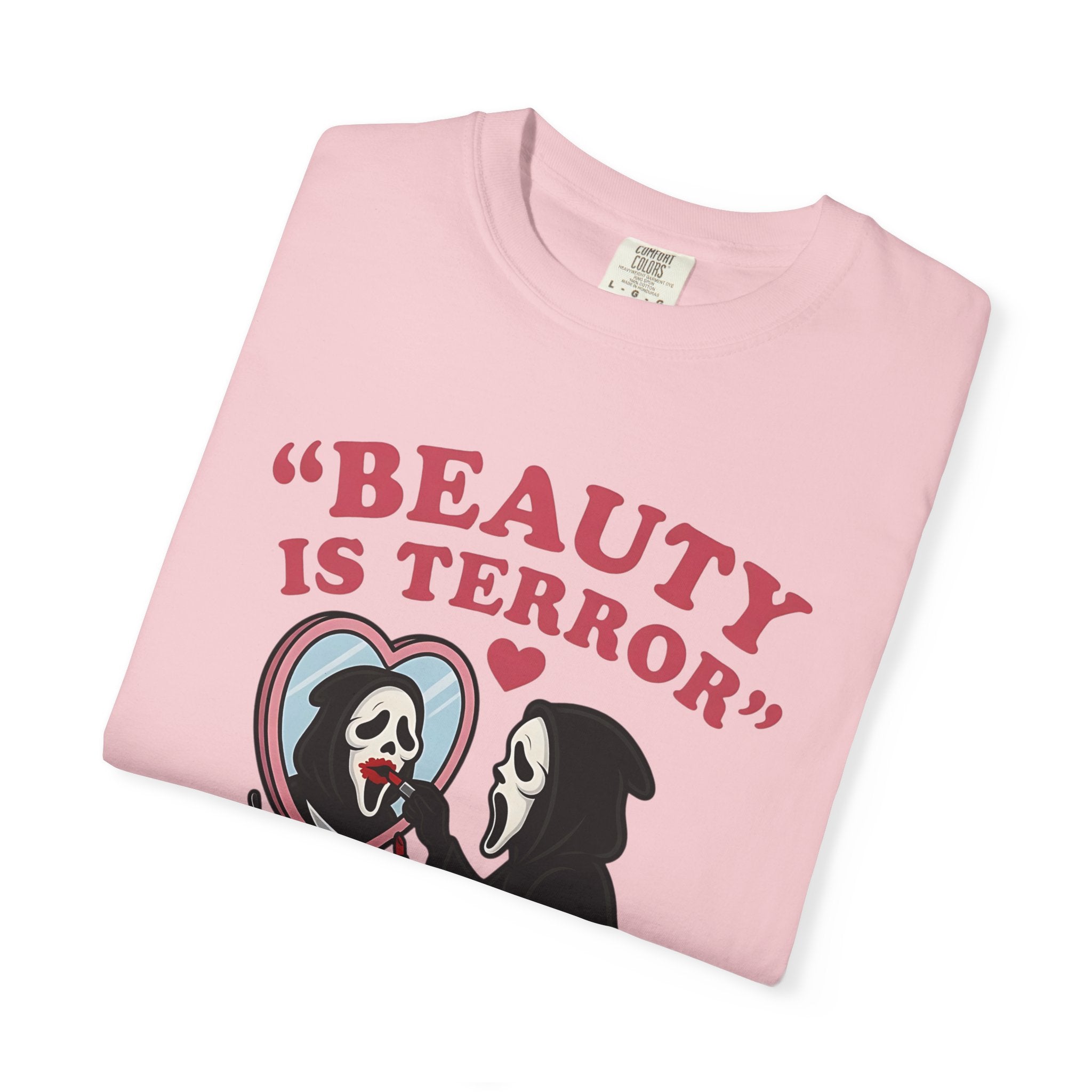 Beauty Is Terror T-Shirt — Grim Reaper Vanity Graphic Tee