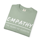 Empathy Graphic T-Shirt — Soft Neutral Garment-Dyed Tee with 'EMPATHY' Print