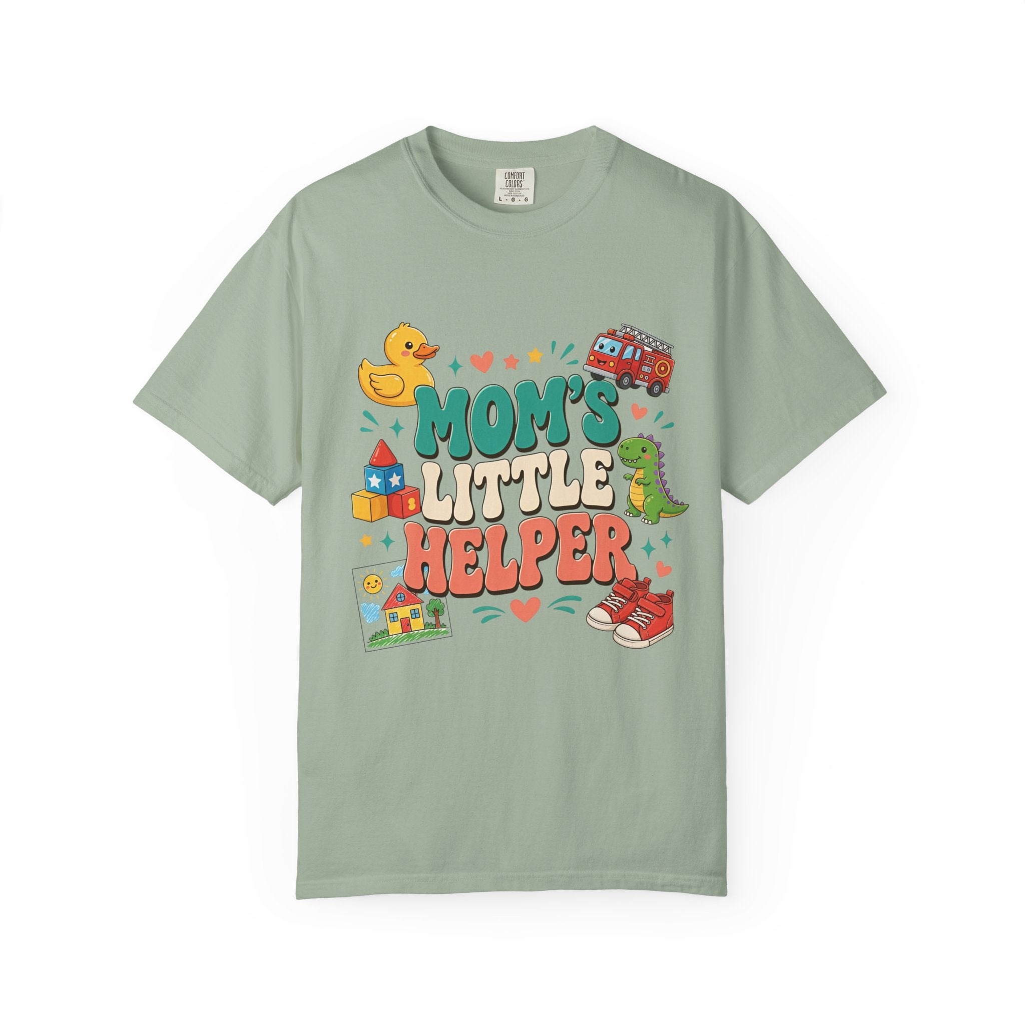 Mom's Little Helper Kids T‑Shirt — Cute Playtime Graphic Tee