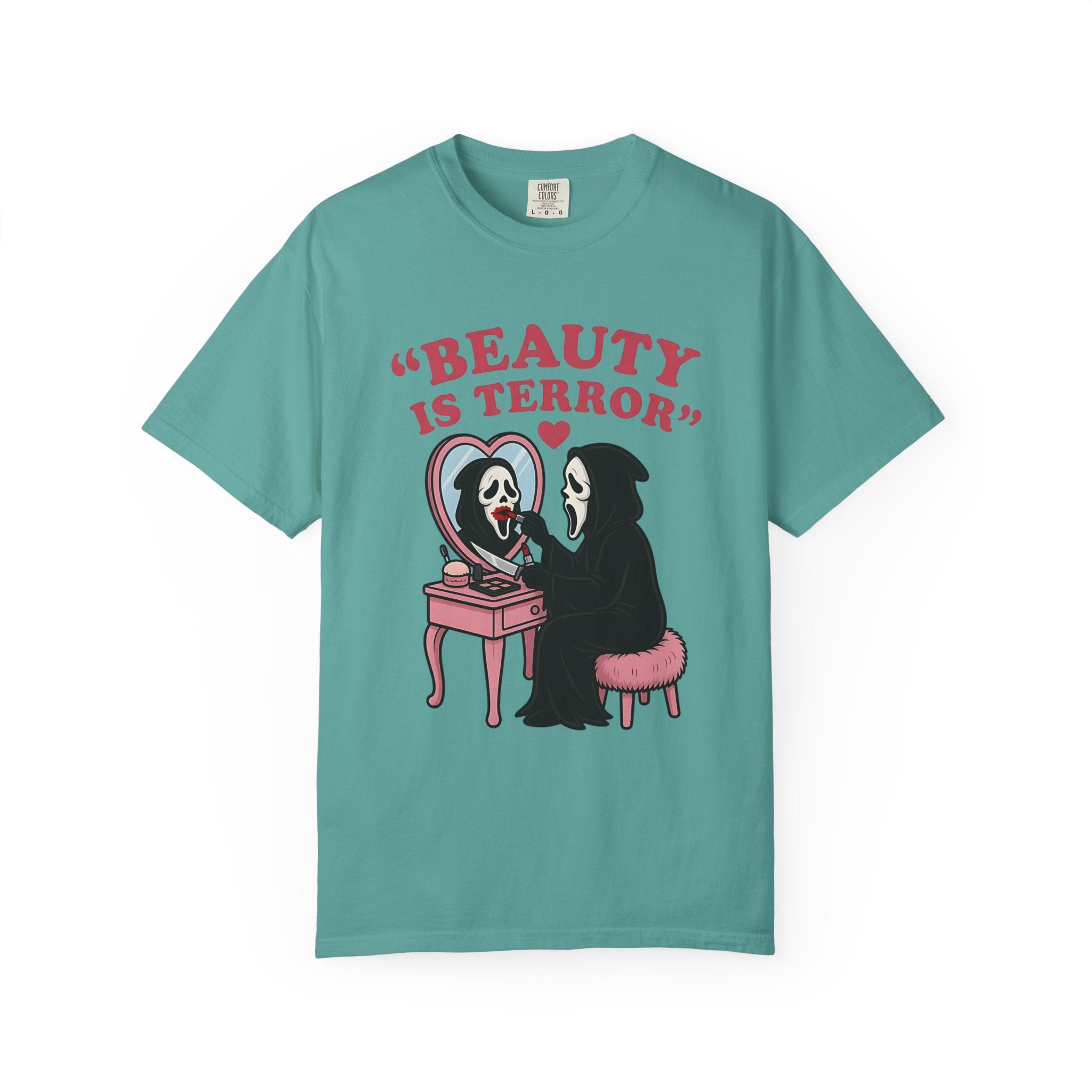 Beauty Is Terror T-Shirt — Grim Reaper Vanity Graphic Tee