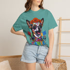 Day of the Dead Chihuahua T-Shirt — "Canta Con El Alma" Colorful Sugar Skull Tee