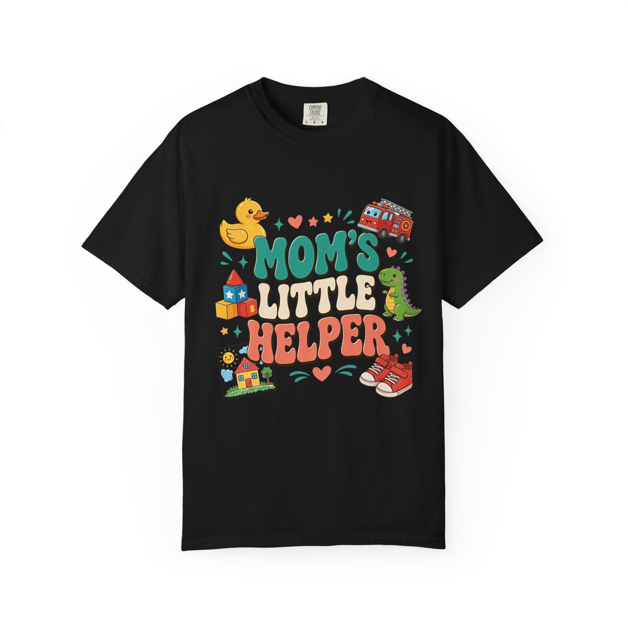 Mom's Little Helper Kids T‑Shirt — Cute Playtime Graphic Tee