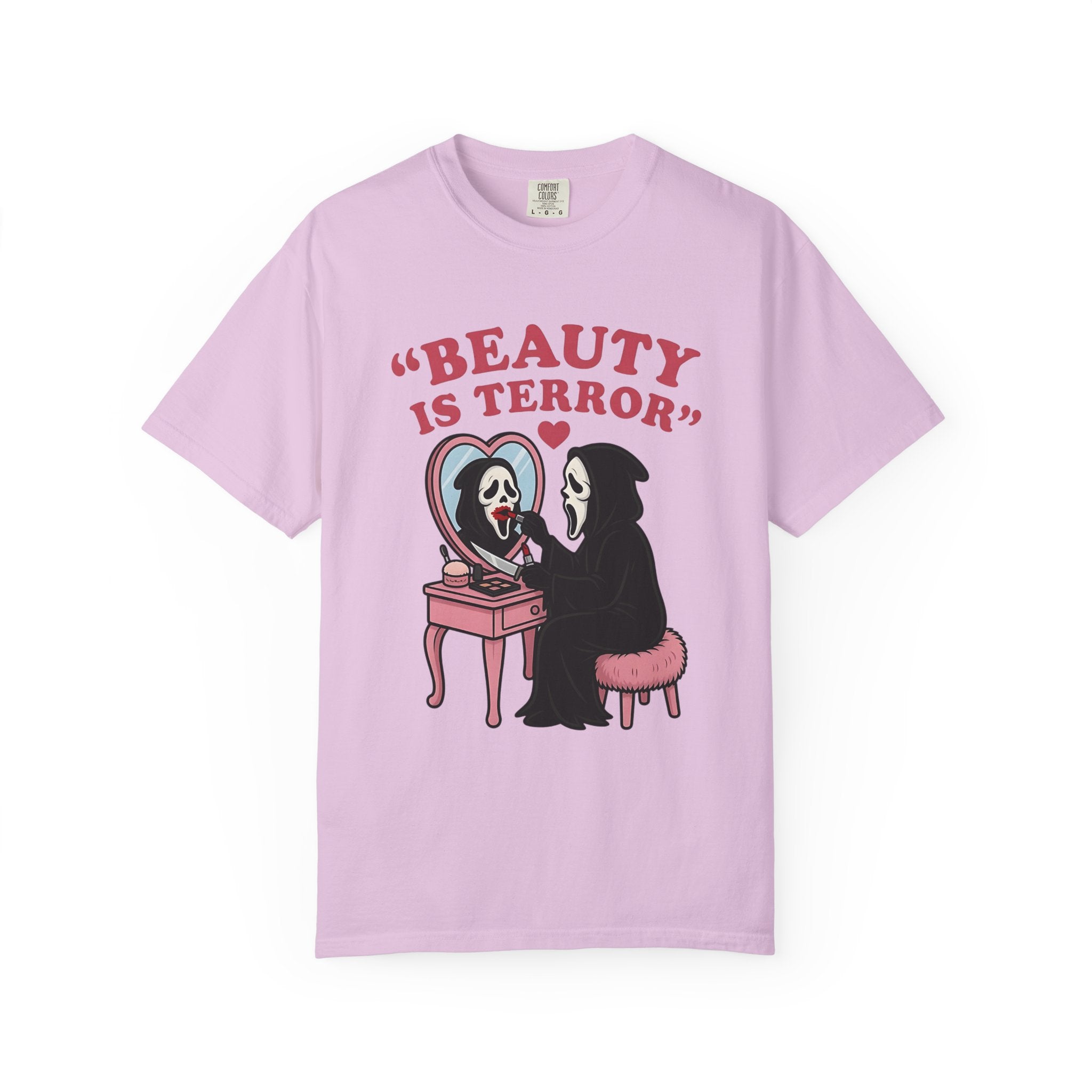 Beauty Is Terror T-Shirt — Grim Reaper Vanity Graphic Tee
