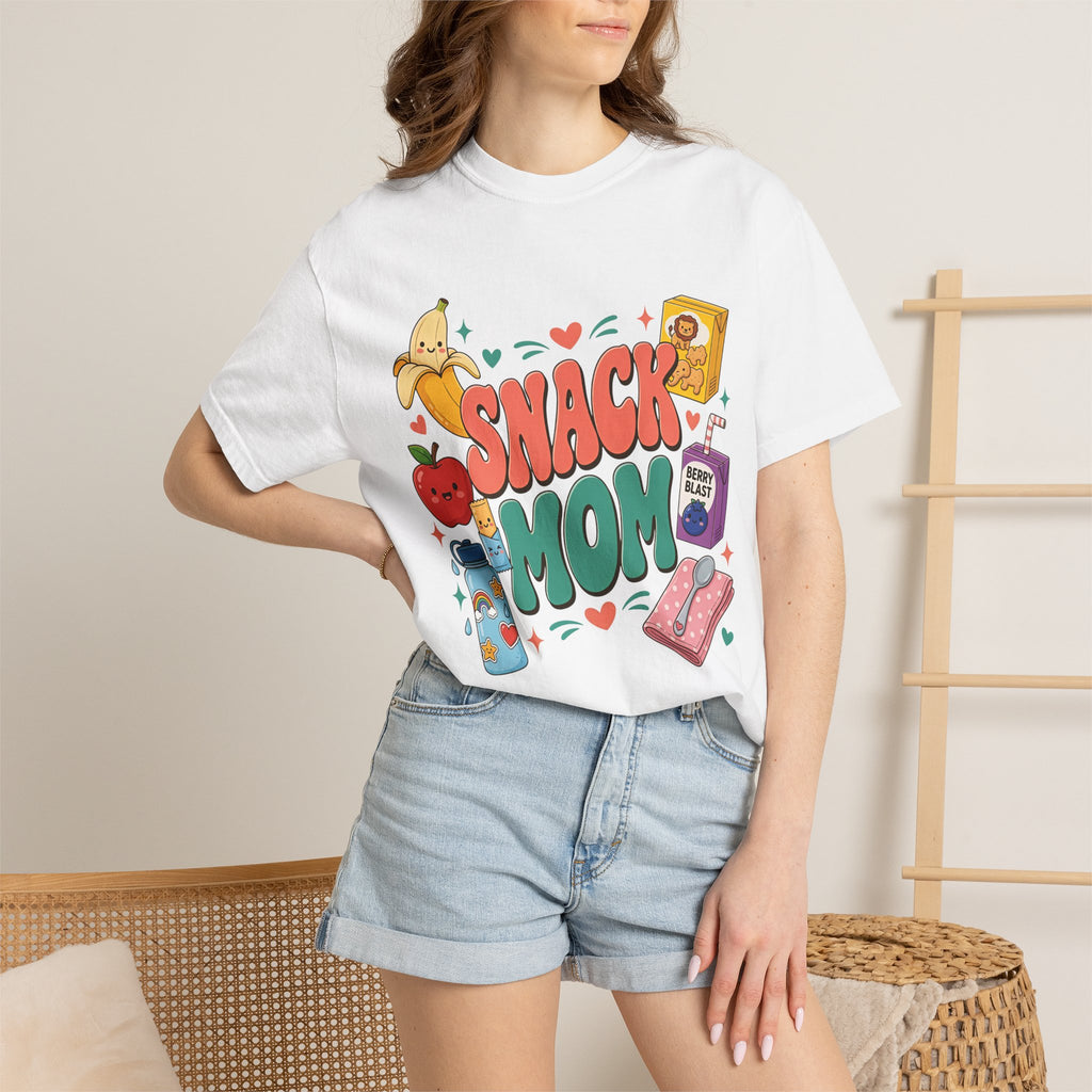Snack Mom T-Shirt — Cute Kawaii Snacks Graphic Tee for Moms
