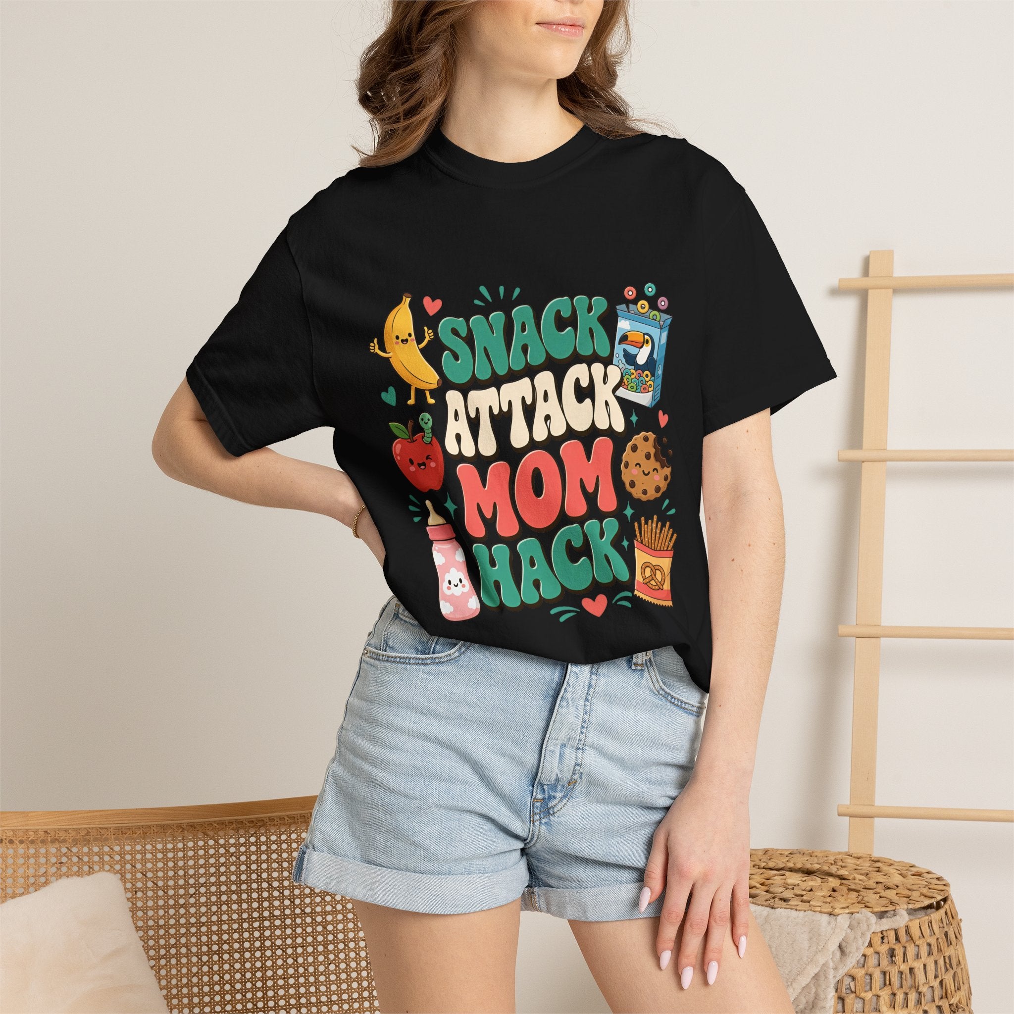 Snack Attack Mom Hack T-Shirt