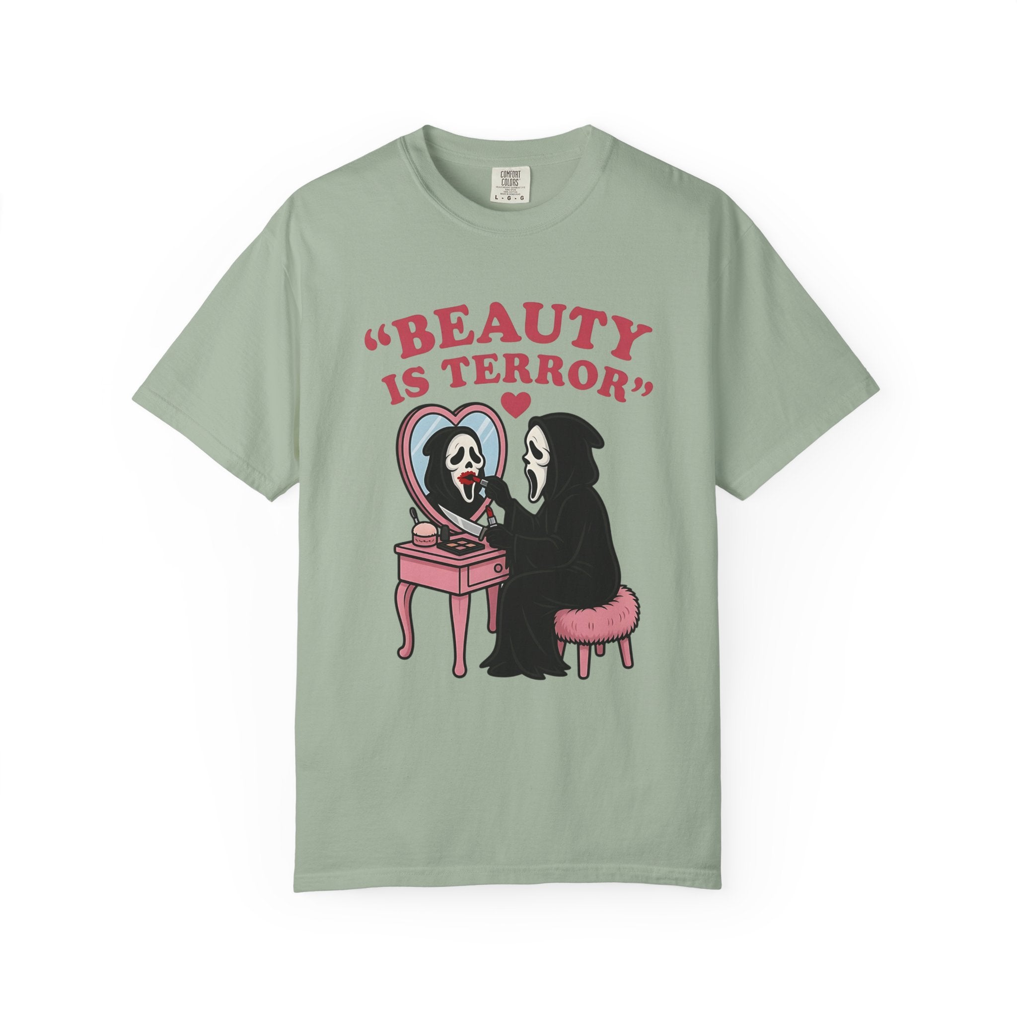 Beauty Is Terror T-Shirt — Grim Reaper Vanity Graphic Tee