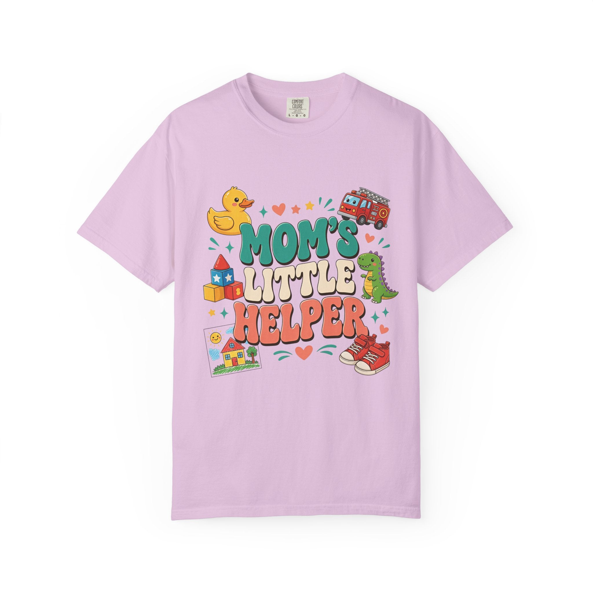 Mom's Little Helper Kids T‑Shirt — Cute Playtime Graphic Tee