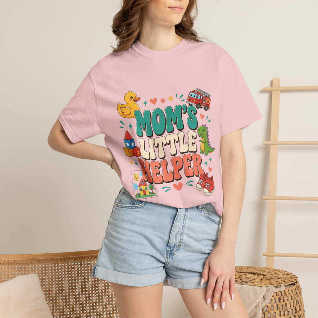 Mom's Little Helper Kids T‑Shirt — Cute Playtime Graphic Tee