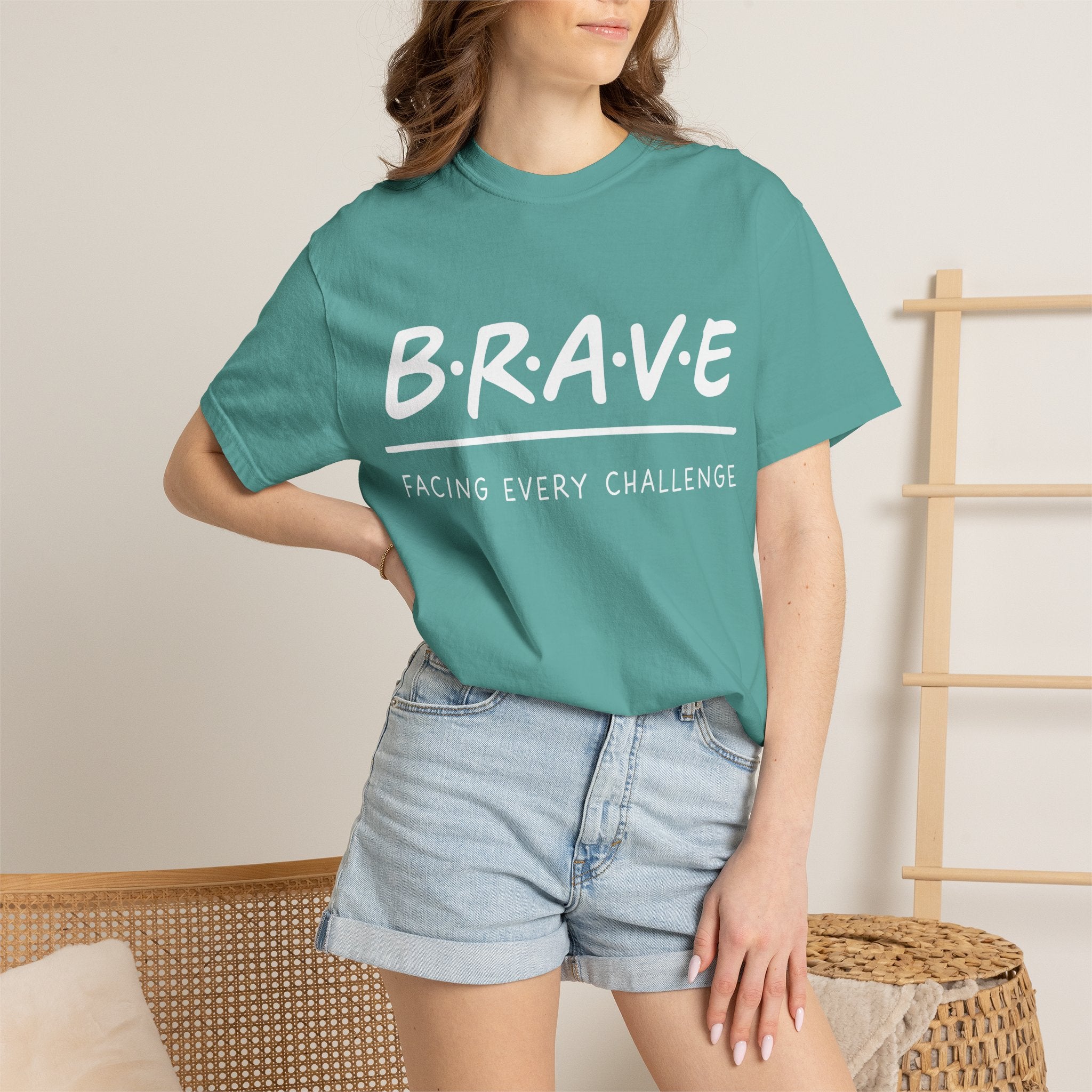 Classic White Garment-Dyed T-Shirt — Soft Vintage Style Tee