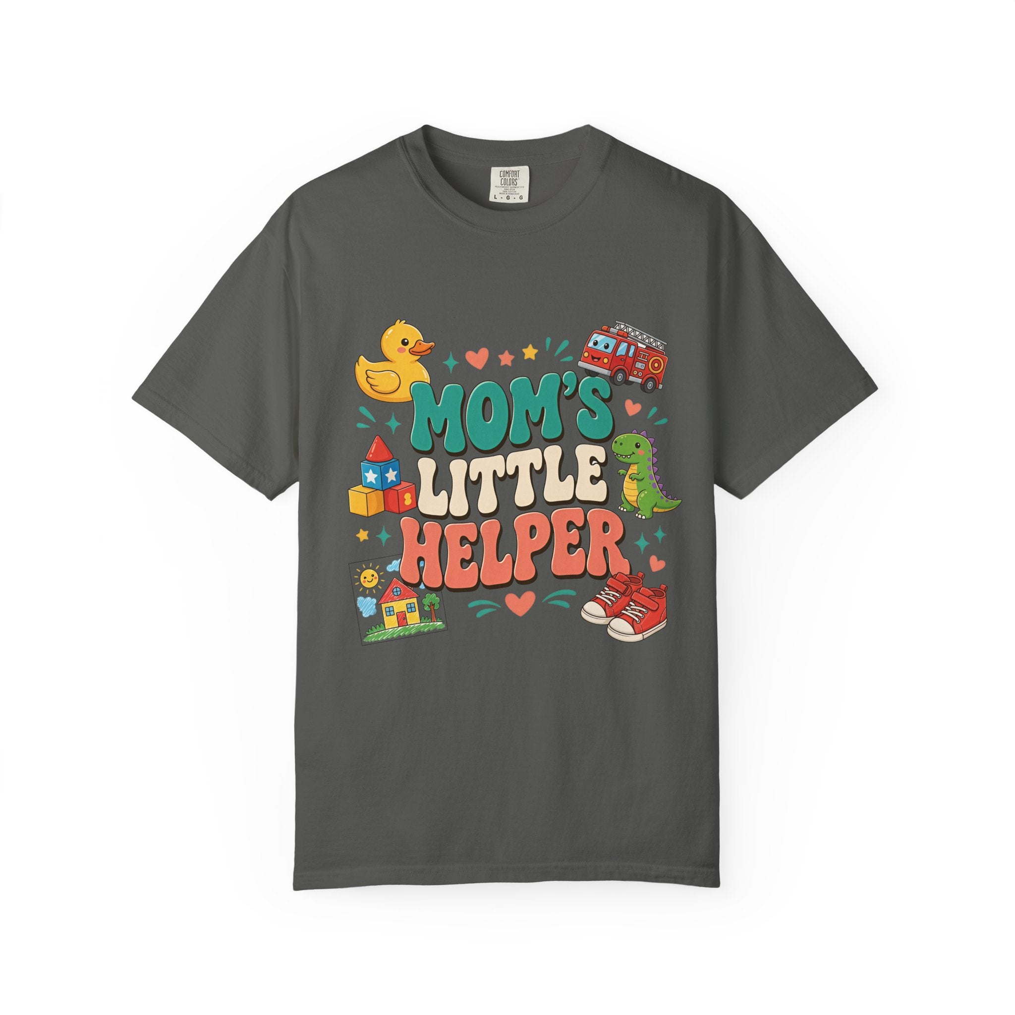 Mom's Little Helper Kids T‑Shirt — Cute Playtime Graphic Tee